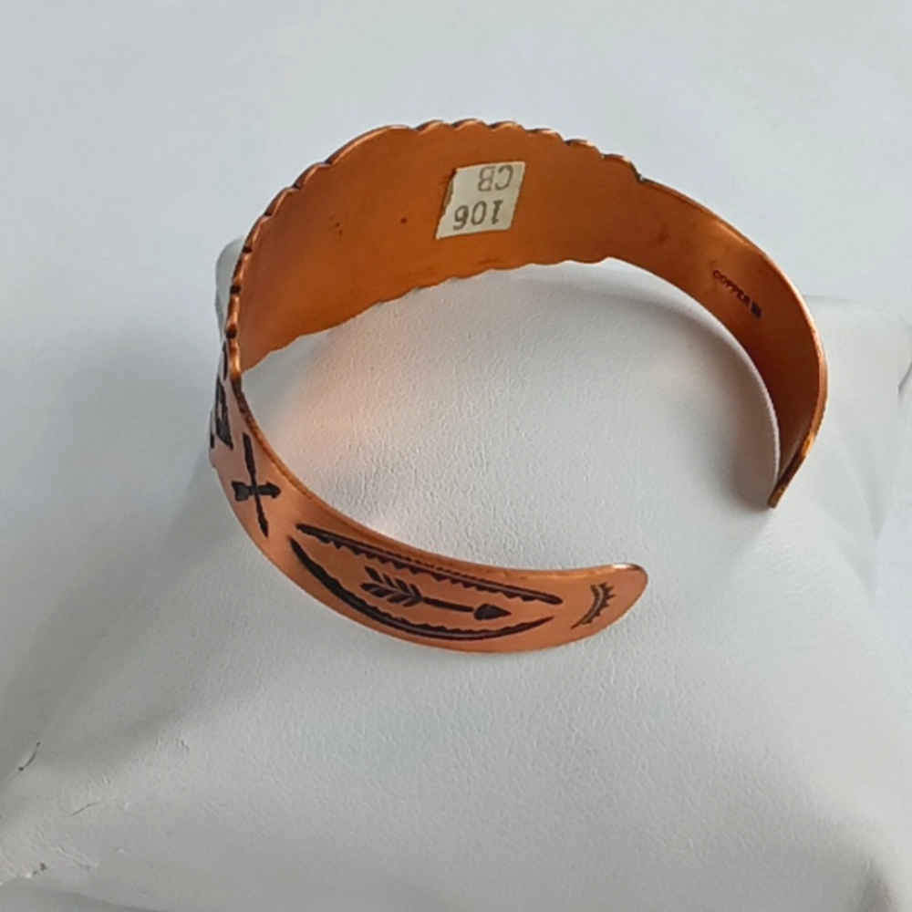 Solid Copper Womens Bracelet. - image 3